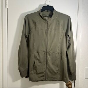 Balance Collection Women’s Olive Green Athletic Jacket Size Large